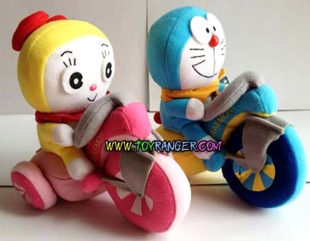 ตุ๊กตาโดเรม่อน & โดเรมี่ สามล้อ 2 ตัว (แท้) คลิ๊กอ่านก่อนซื้อ