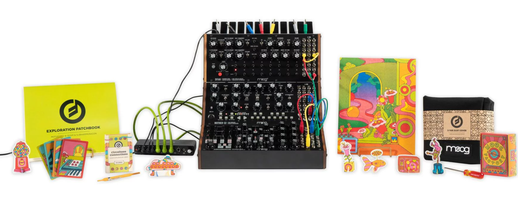 Moog Sound Studio 3: Subharmonicon, DFAM, and Mother-32 Analog Synthesis Studio