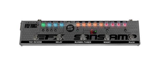 Tech 21 Fly Rig 5 V2 SansAmp Reverb Delay Plexi/Cali Distortion and Boost