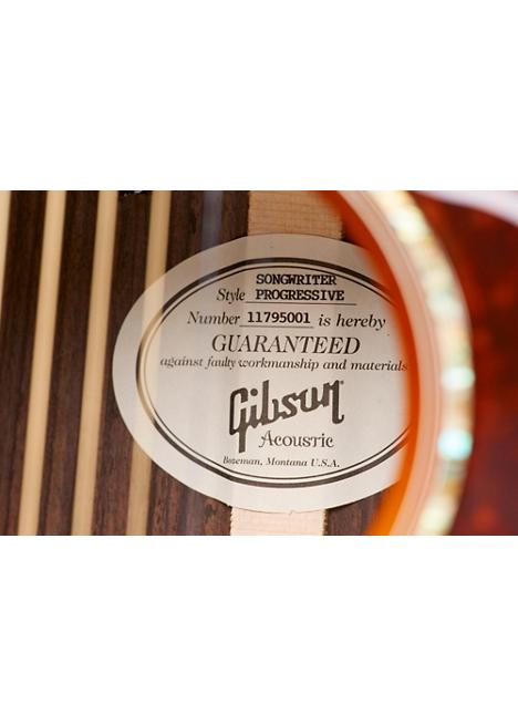 Gibson 2016 Songwriter Progressive Square Shoulder Cutaway Dreadnought Acoustic-Electric Guitar - Autumn Burst