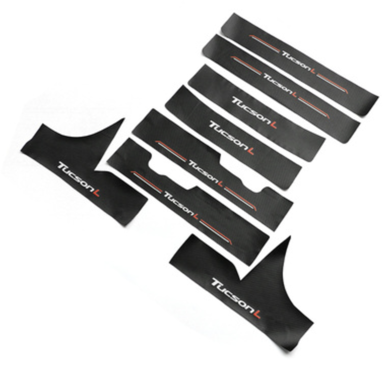 ชายบันได สติกเกอร์ กันรอยชายบันได ชายบันไดรถยนต์ กันน้ำ คุณภาพสูง กันรอยขีดข่วน ติดบัน ติดบันไดรถยนต์ Hyundai CRETA ฮุนได เครต้า