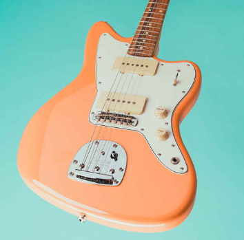 Fender Player Jazzmaster Pacific Peach w/Matching Headcap, Pure Vintage '65 Pickups, & Series/Parallel 4-Way