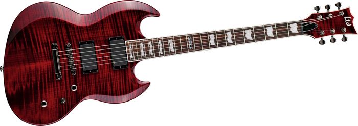 ESP LTD Viper-300FM Electric Guitar See-Thru Black Cherry