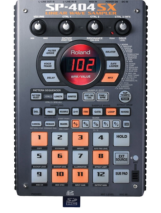 Roland SP-404SX Portable Sampler with Effects