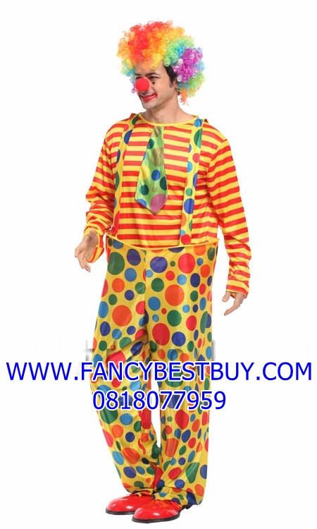 ชุดแฟนซีผู้ใหญ่ ชุดตัวตลก CLOWN Costume
