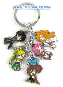 พวงกุญแจองุ่นโลหะ Sword Art Online 3