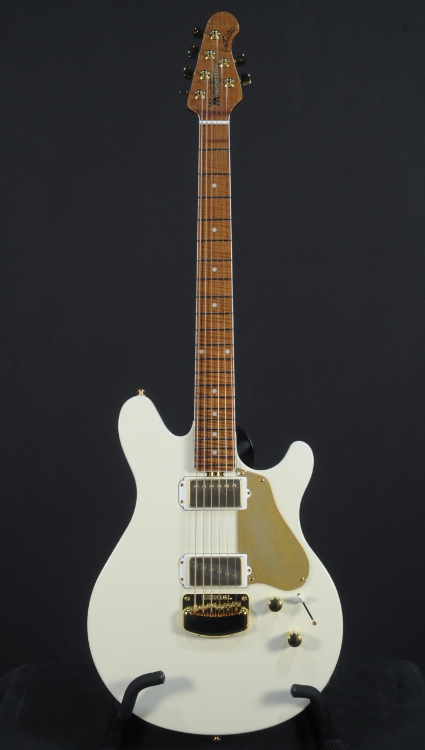 Ernie Ball Music Man BFR Limited Edition Valentine Ivory White - Gold Hardware #87 of 89