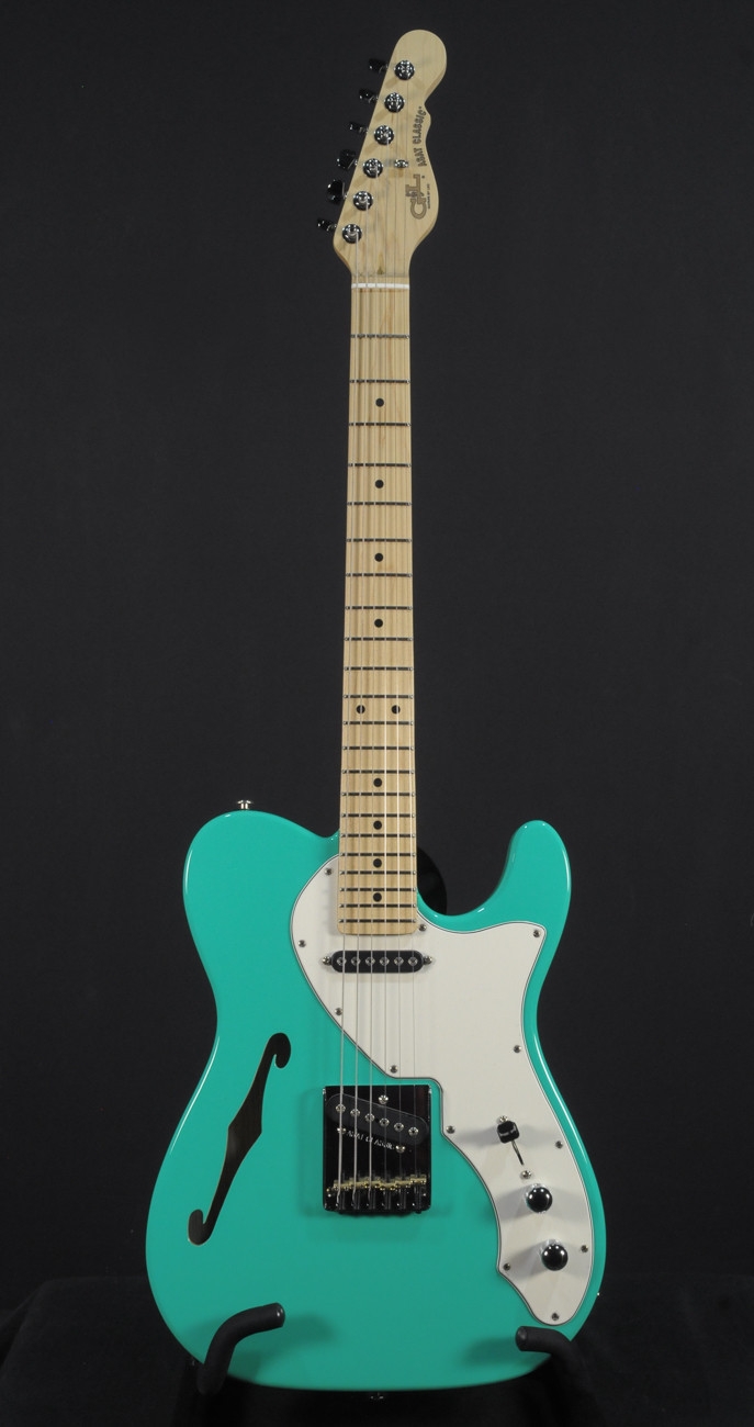 G&L ASAT Classic Thinline Limited Run - Swamp Ash - Belair Green No.5347