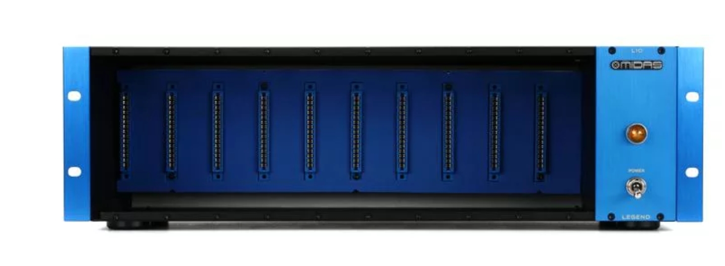 Midas L10 10-slot 500 Series Chassis