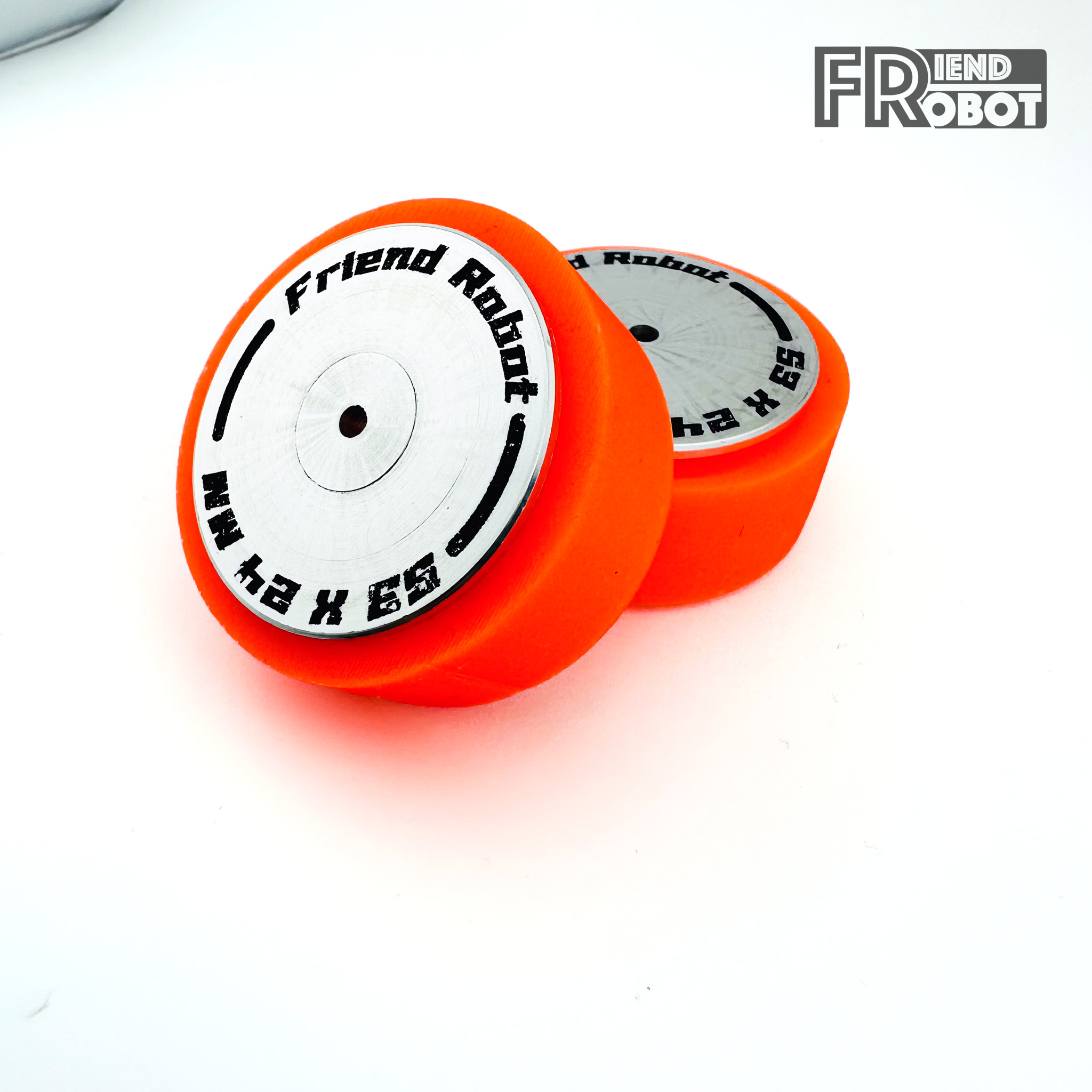 ล้อยางอะลูมิเนียม Friend Robot ขนาด 53 x 24mm