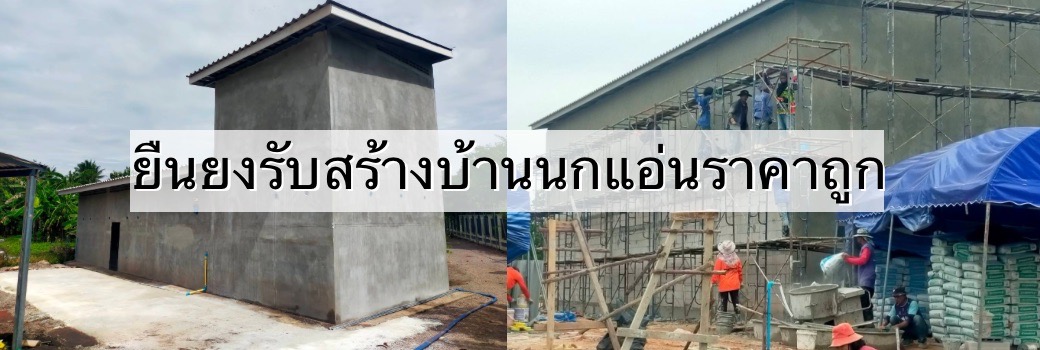 รับเหมาก่อสร้างบ้านนกนางแอ่น