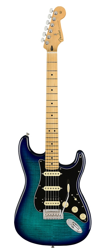 Fender Player Stratocaster HSS Plus Top Maple Fingerboard Limited-Edition Electric Guitar Blue Burst