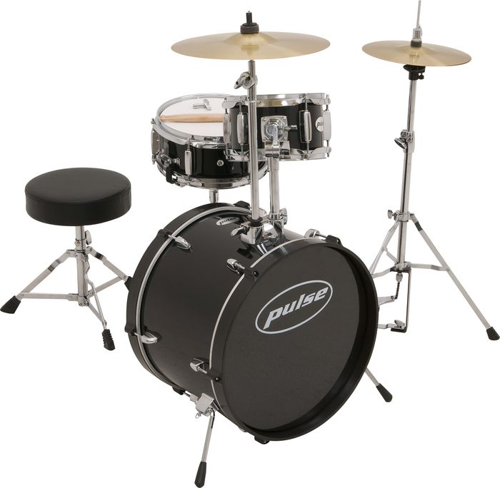 Pulse 3-Piece Deluxe Junior Drum Set