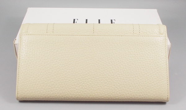 กระเป่าสตางค์ ELLE ครีม ใหม่ แท้