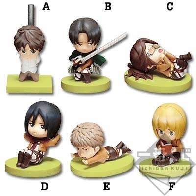 ฟิกเกอร์งานจับฉลาก Attack on Titan -Kabegai Chousa Onnagata Hobaku Sakusen- (1ตัว,แท้)[C,E]