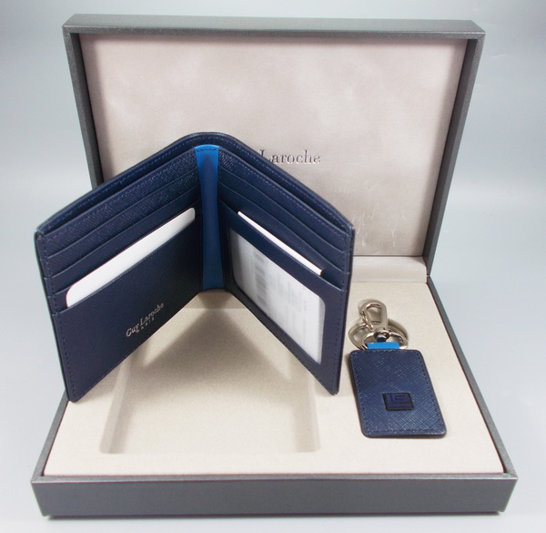 กระเป๋าสตางค์ Guy Laroche กรม-ฟ้า ใหม่ แท้