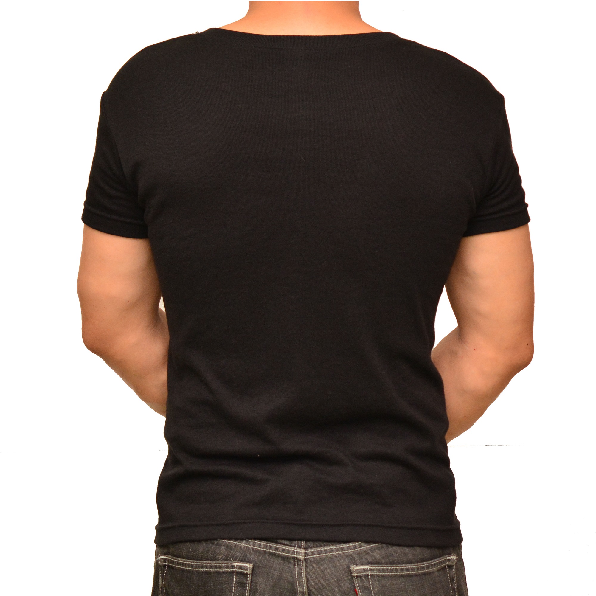 เสื้อยืดคอวี