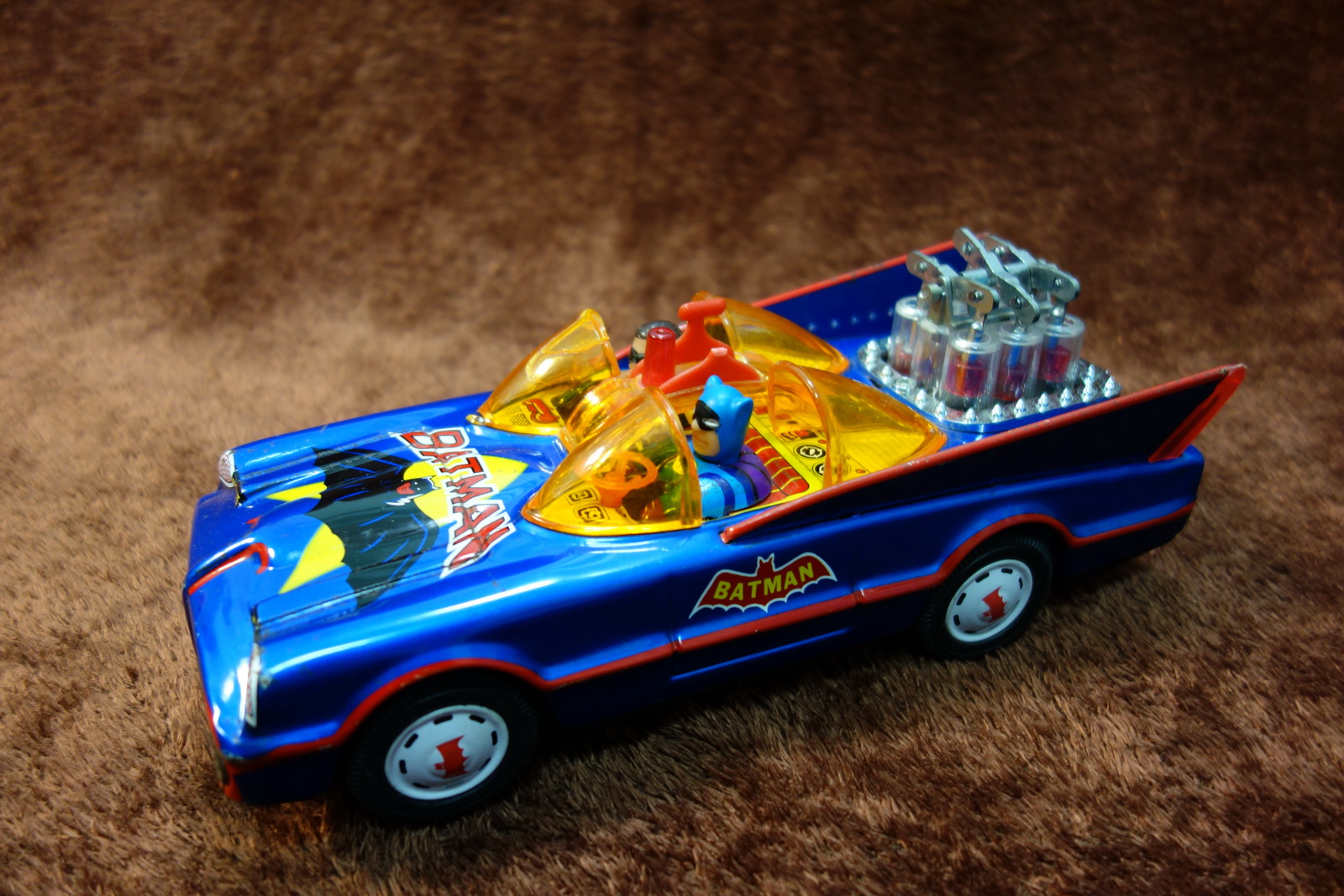 70s Vintage Batmobile Tin Toy