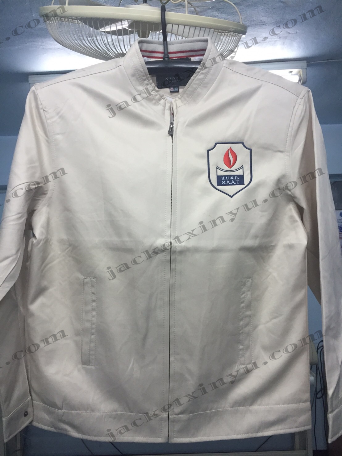 รีวิว เสื้อแจ็คเก็ต Jacket งานปักลู้กค้า S.A.A.T ส.บ.ม.ท.