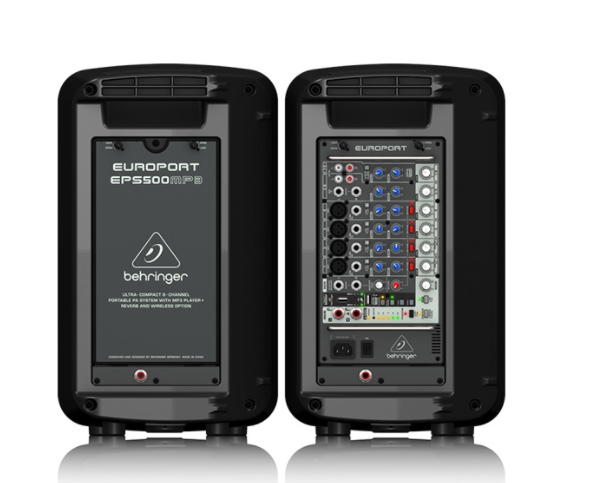 Behringer EUROPORT EPS 500 MP3 PA System with 8 Channel Mixer