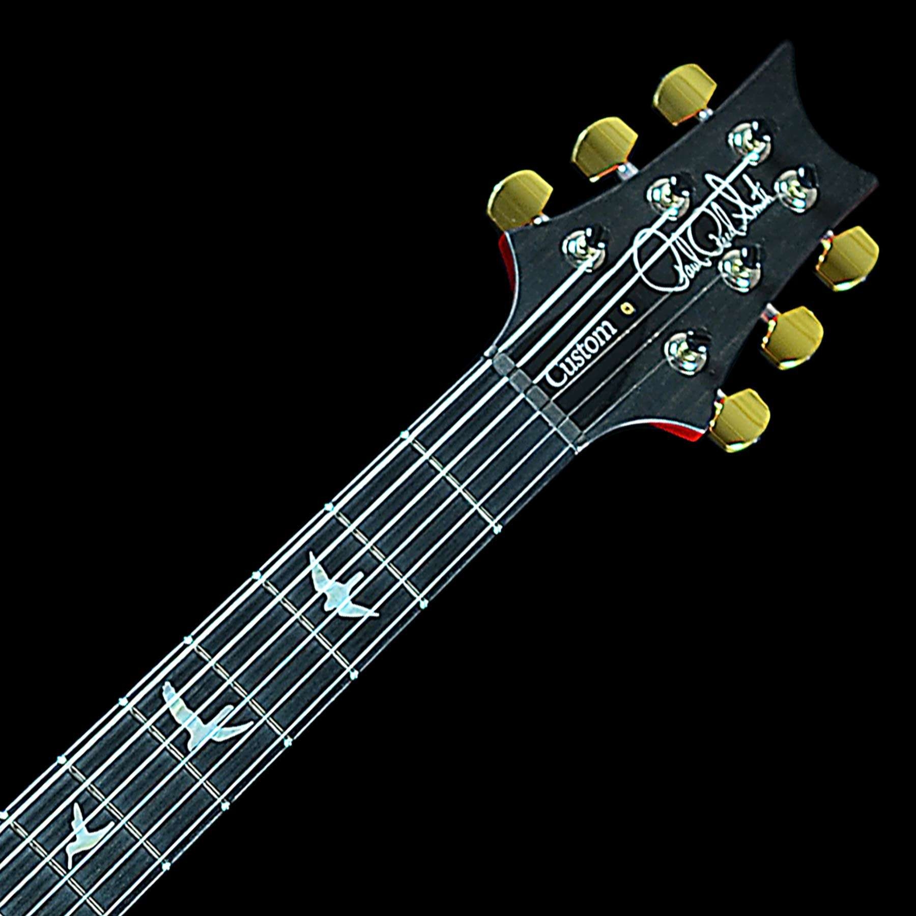 PRS Wood Library Custom 24 Blood Orange w/ Gaboon Ebony Fretboard