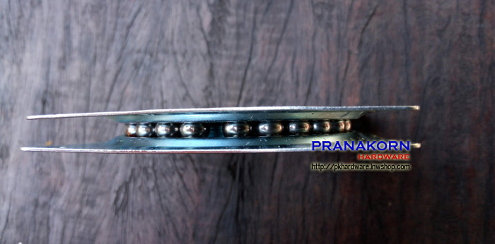 จานหมุนเหล็ก แบบลูกปืน ชุบซิ้งค์ (Lazy Susan Swivel)