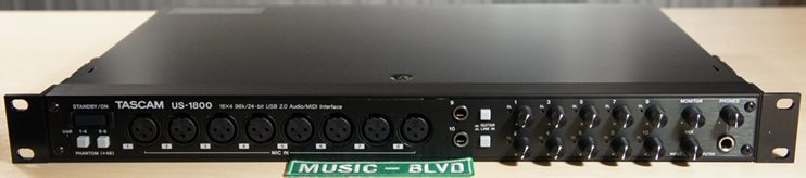 TASCAM US-1800 USB 2.0 Audio/Midi Interface