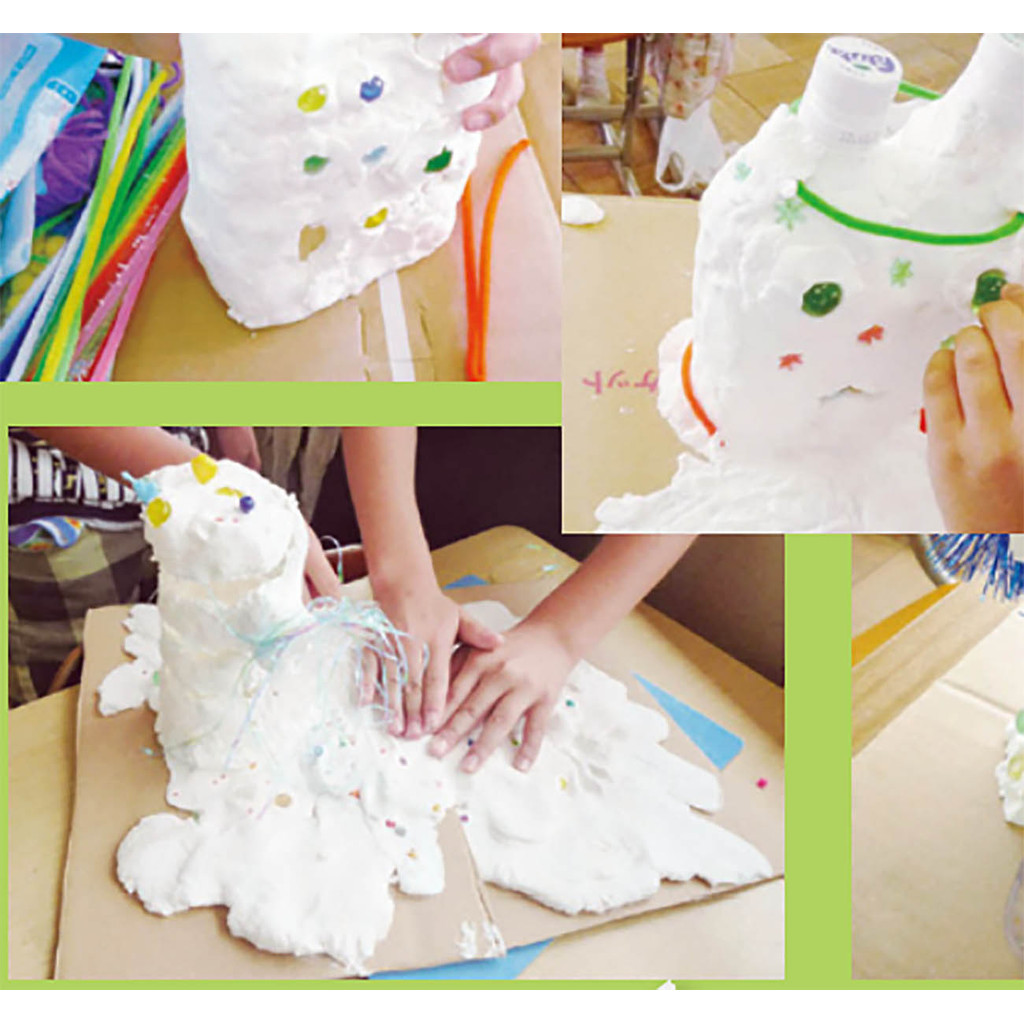 Nihon Kyozai ดินญี่ปุ่น ดินเยื่อกระดาษ ดินปั้น ดินปั้นสีขาว ขนาด 278 กรัม ( จำนวน 1 ก้อน)