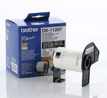 เทปพิมพ์ฉลาก Brother DK -11207 / 58x58 มม.(100 ป้าย/ม้วน) ของแท้