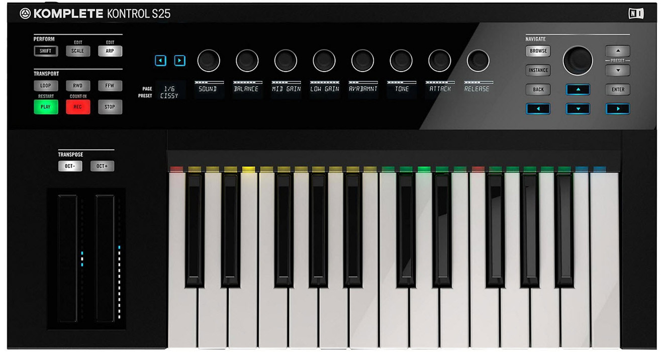 Native Instruments KOMPLETE KONTROL S25 Keyboard Controller