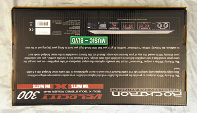 Rocktron Velocity 300 150W Rack Power Amp