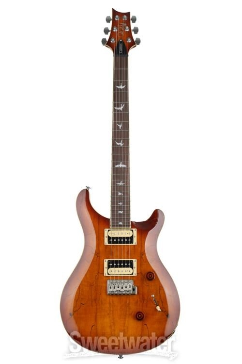 PRS SE Custom 24 Exotic Top - Spalted Maple, Vintage Sunburst