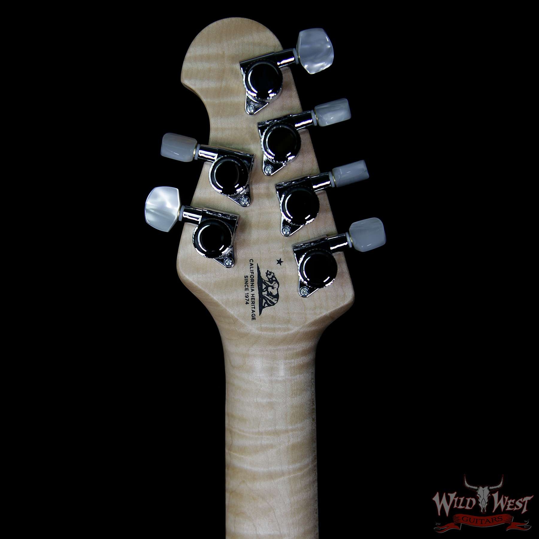 Ernie Ball Music Man Axis Super Sport Flame Maple Top Rosewood Fretboard Balboa Blue Burst