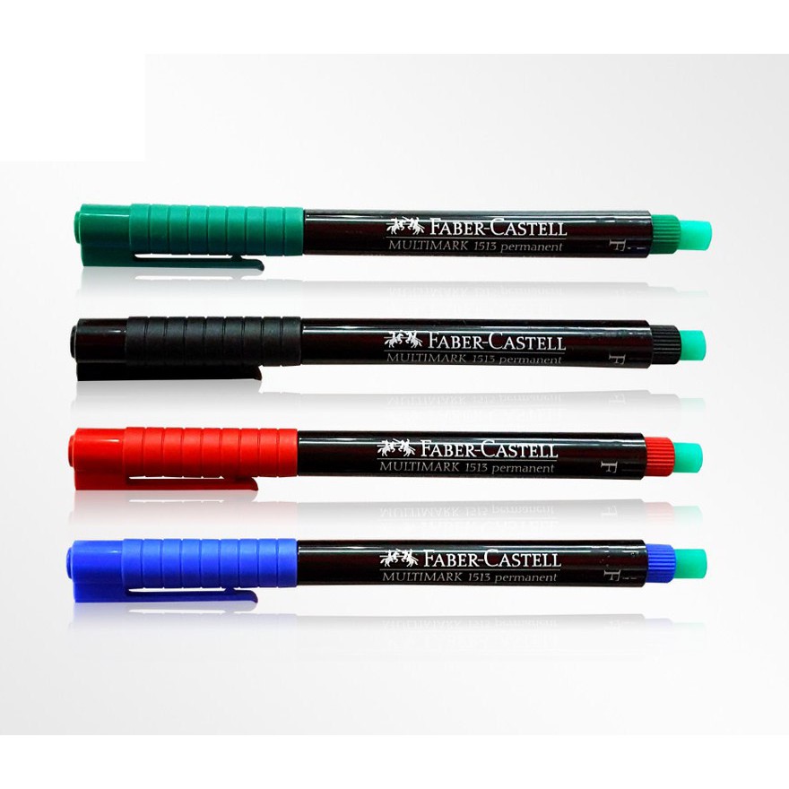 ปากกาเขียนแผ่นใส ลบไม่ได้ เฟเบอร์-คาสเทลล์ ( มี 3 ขนาดให้เลือก F,S,M) จำนวน 1 ด้าม