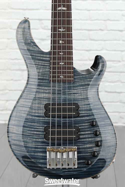 PRS Grainger 5-string Bass - Faded Whale Blue with Rosewood Fingerboard