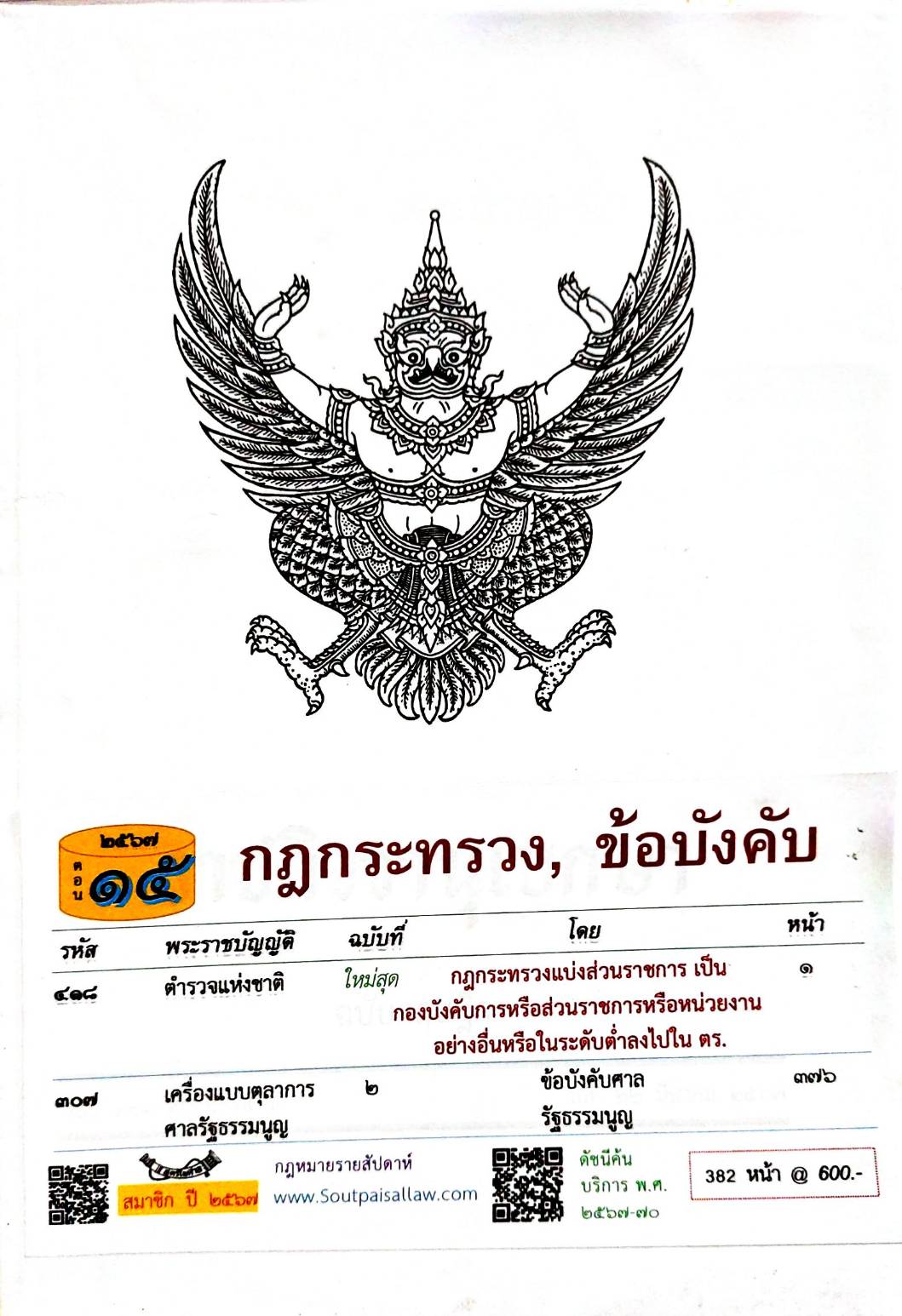 กฎหมายใหม่ปี 2567 ตอนที่ 15 กฎกระทรวง ข้อบังคับ