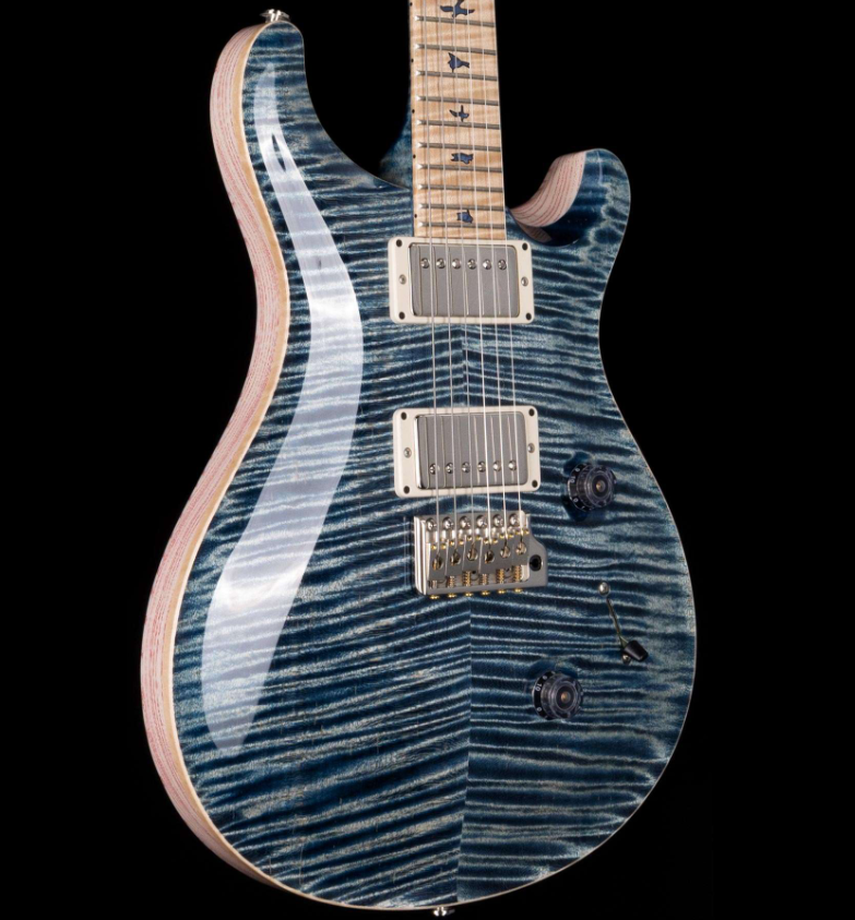 PRS Private Stock 9250 Custom 24 Flame Maple Neck Faded Whale Blue