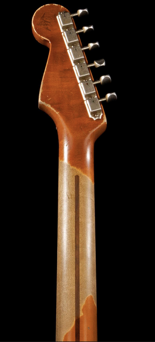 Fender Custom Shop Masterbuilt Carlos Lopez Alley Cat Stratocaster Heavy Relic Floyd Rose Black Sparkle