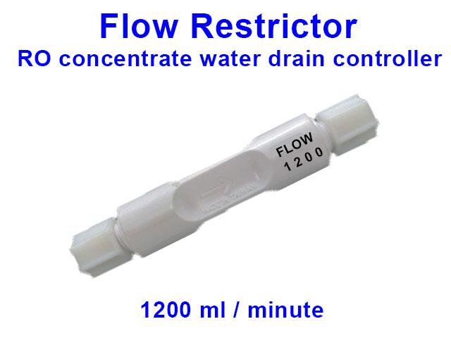 RO Flow Restrictor 1200 J Flow จำกัดอัตราน้ำทิ้ง 1200 ml/min