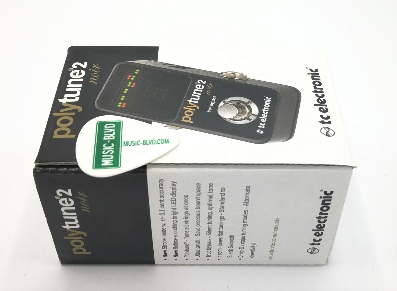 TC Electronic Polytune Noir Mini 2 Pedal Tuner