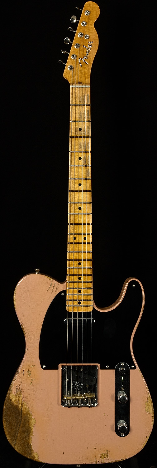 Fender Custom Shop Dealer Select Wildwood 10 1951 Nocaster Heavy Relic - Faded Shell Pink