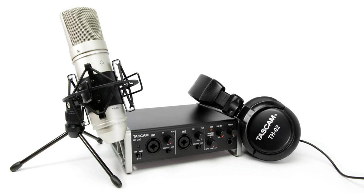 TASCAM TrackPack 2x2 Complete Recording Studio for Mac/Windows