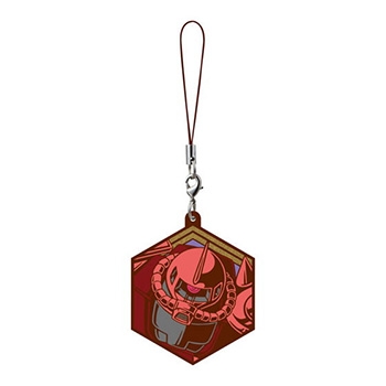 MS-06S Char Zaku II : Mobile Suit Gundam Series Char Capsule Rubber Mascot (แท้)