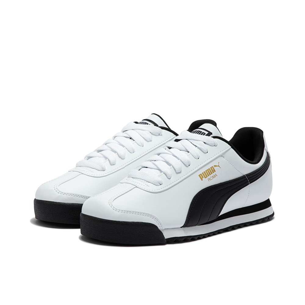 Puma Roma Basic White Black
