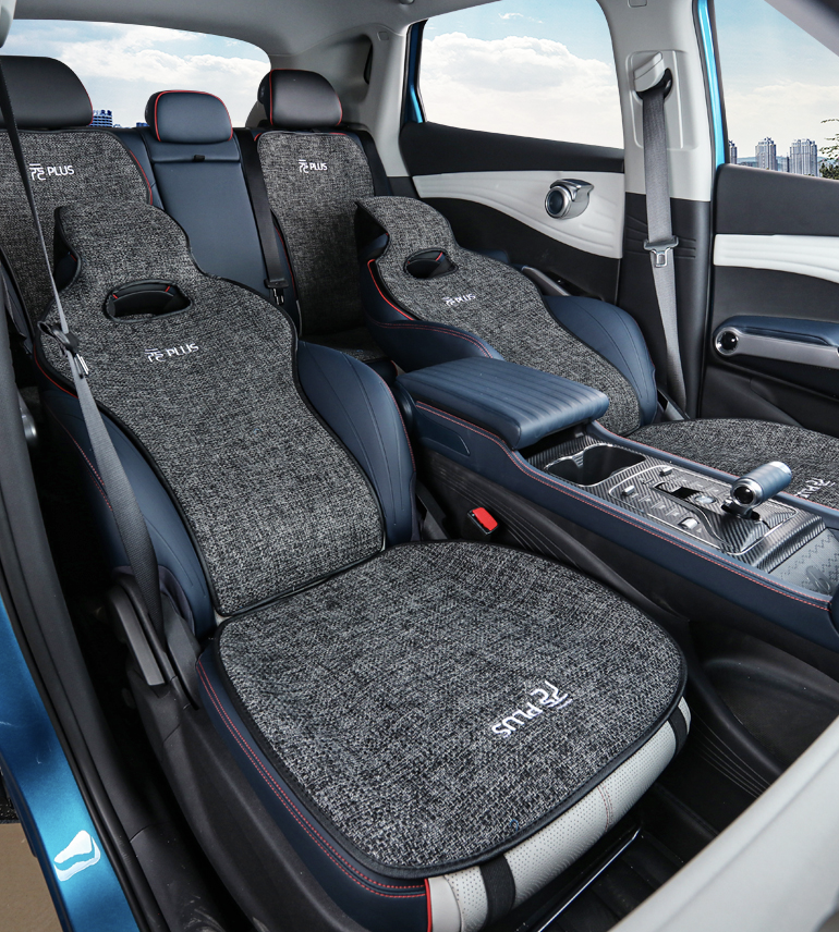 ผ้าคลุมเบาะรถยนต์ กันสกปรก + กันน้ำ + กันรอยขีดข่วน BYD Atto 3 บีวายดี อัตโต 3