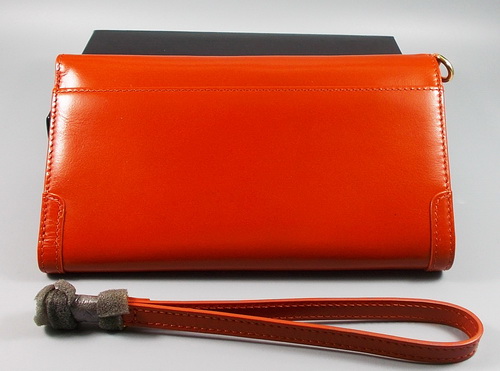 กระเป๋าสตางค์ MORGAN ส้มอิฐ ใหม่ แท้