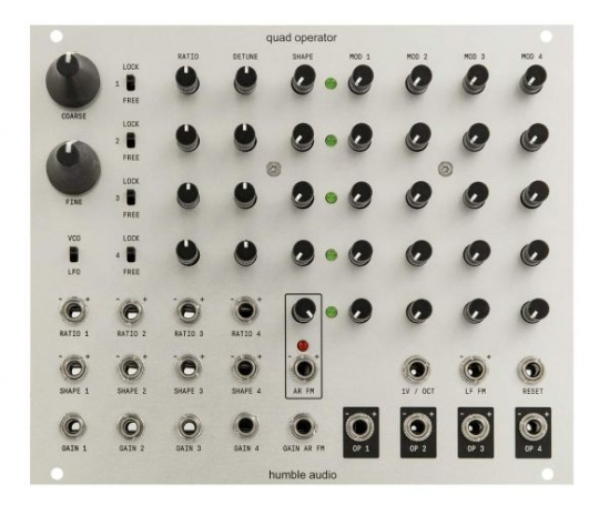 Humble Audio Quad Operator FM Oscillator Bank