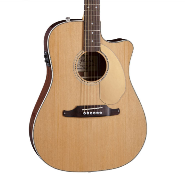 Fender Sonoran Acoustic-Electric Thinline Guitar Natural