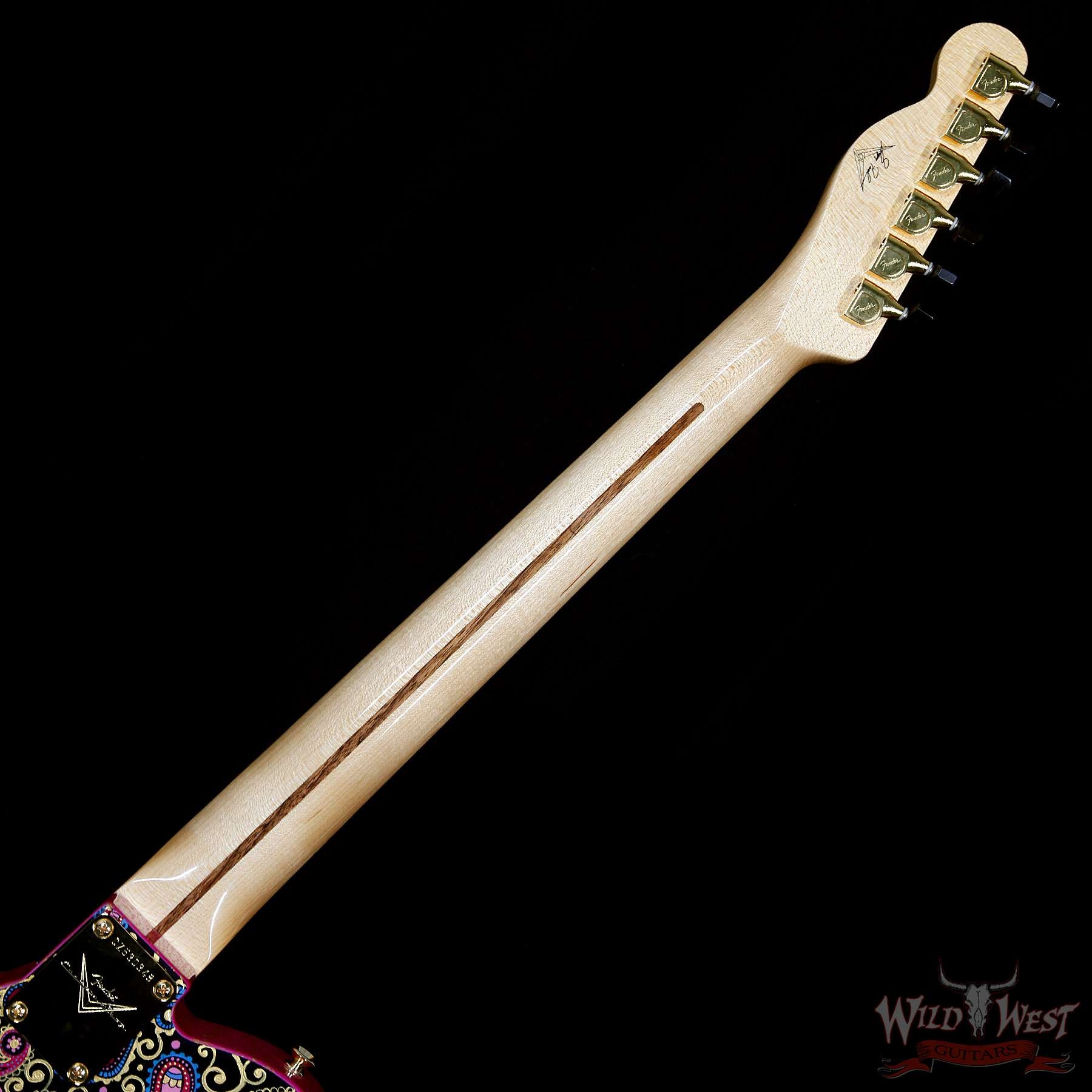 Fender Custom Shop Masterbuilt Hand Painted Paisley Telecaster NOS Artwork By Sarah Gallenberger Built by Greg Fessler
