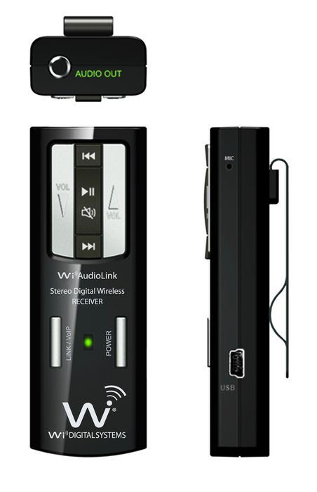 Wi Digital AudioLink Ui Stereo Digital Wireless System For iPod, iPad, iPhone, MAC, PC, TabletPC & Skype
